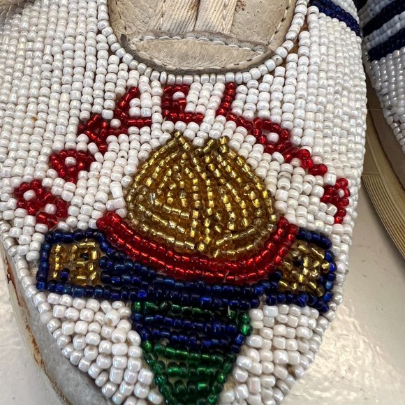 Beaded Barcelona Olympics 1992 Tennis Shoes - Colorwerks - Size 6 1/2  6.5 - Picture 13 of 13